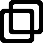 Duplicate Round 835 SVG Icon